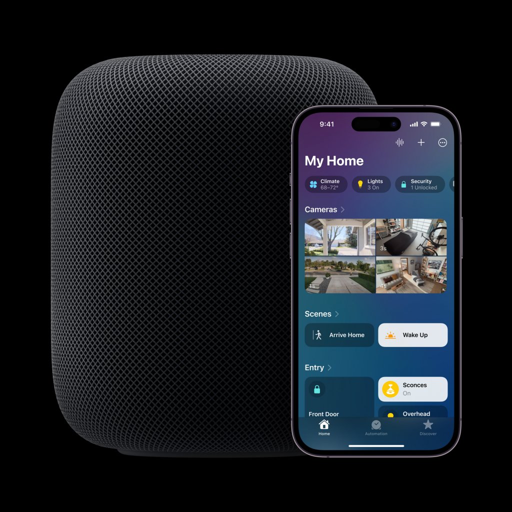 [19/01/2023] Apple HomePod dient auch als Smart-Home-Steuerung.