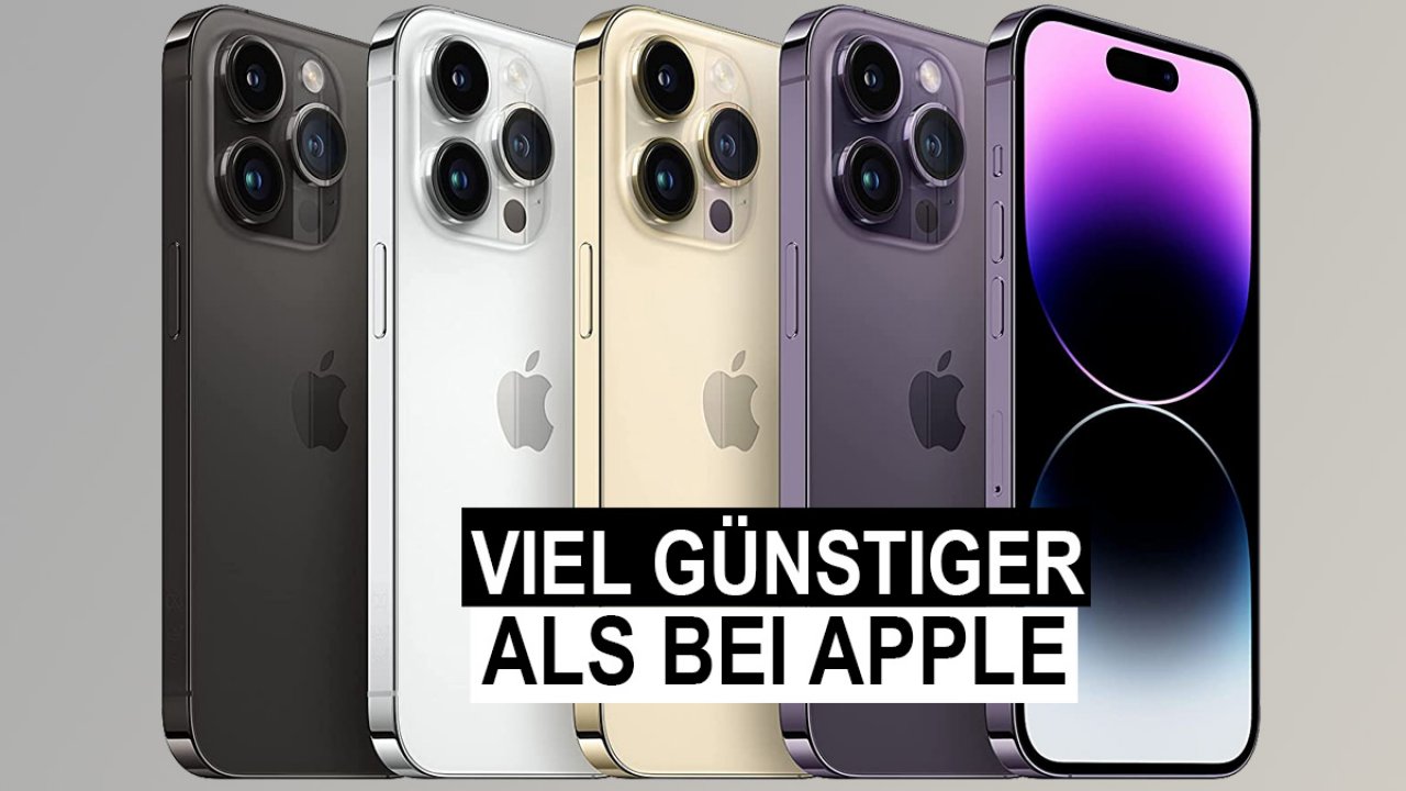 [26/01/2023] iPhone 14 über 200€ günstiger als bei Apple - auch iPhone 13 mit hohen Rabatten bei Amazon