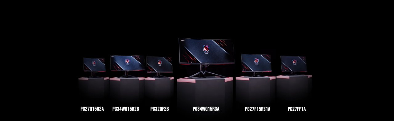 [04/01/2023] Phantom Gaming: Asrock steigt mit sechs Modellen in den Monitor-Markt ein