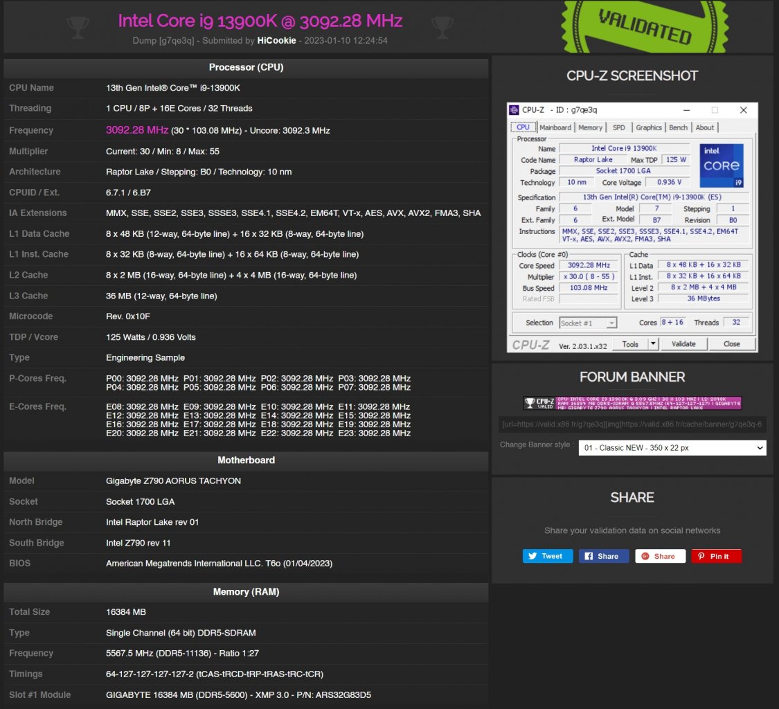 [19/01/2023] DDR5-11136: Neuer RAM-Weltrekord mit Gigabyte Z790 Aorus Tachyon (2)