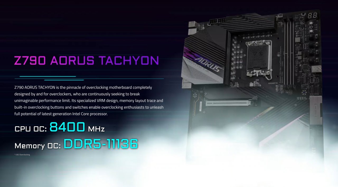 [19/01/2023] DDR5-11136: Neuer RAM-Weltrekord mit Gigabyte Z790 Aorus Tachyon (1)