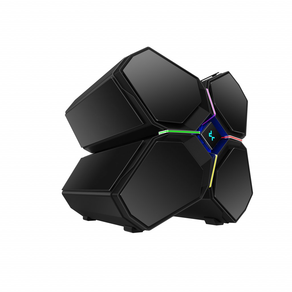[05/01/2023] Deep Cool Quadstellar Infinity: Ausgefallenes Gehäusedesign mit futuristischem Anstrich (1)