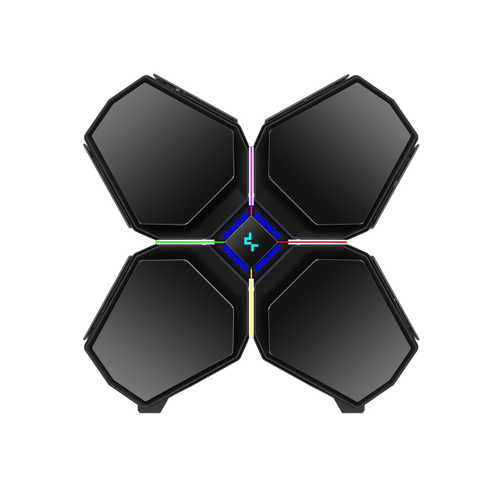 [05/01/2023] Deep Cool Quadstellar Infinity: Ausgefallenes Gehäusedesign mit futuristischem Anstrich (3)