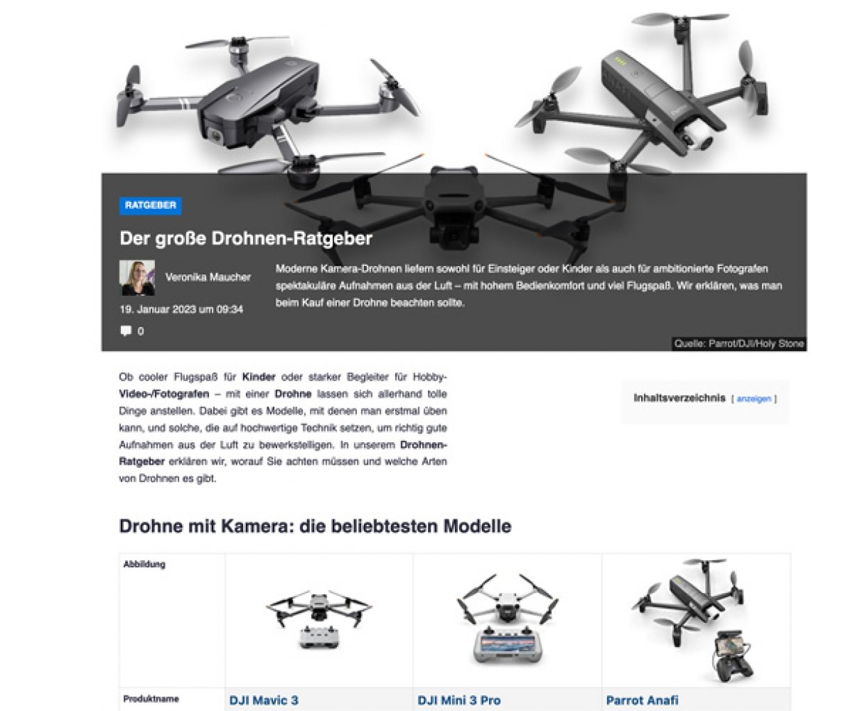 [24/01/2023] Nicht verpassen: Die große Drohnen-Kaufberatung unseres PCGH-Technik-Ratgebers.