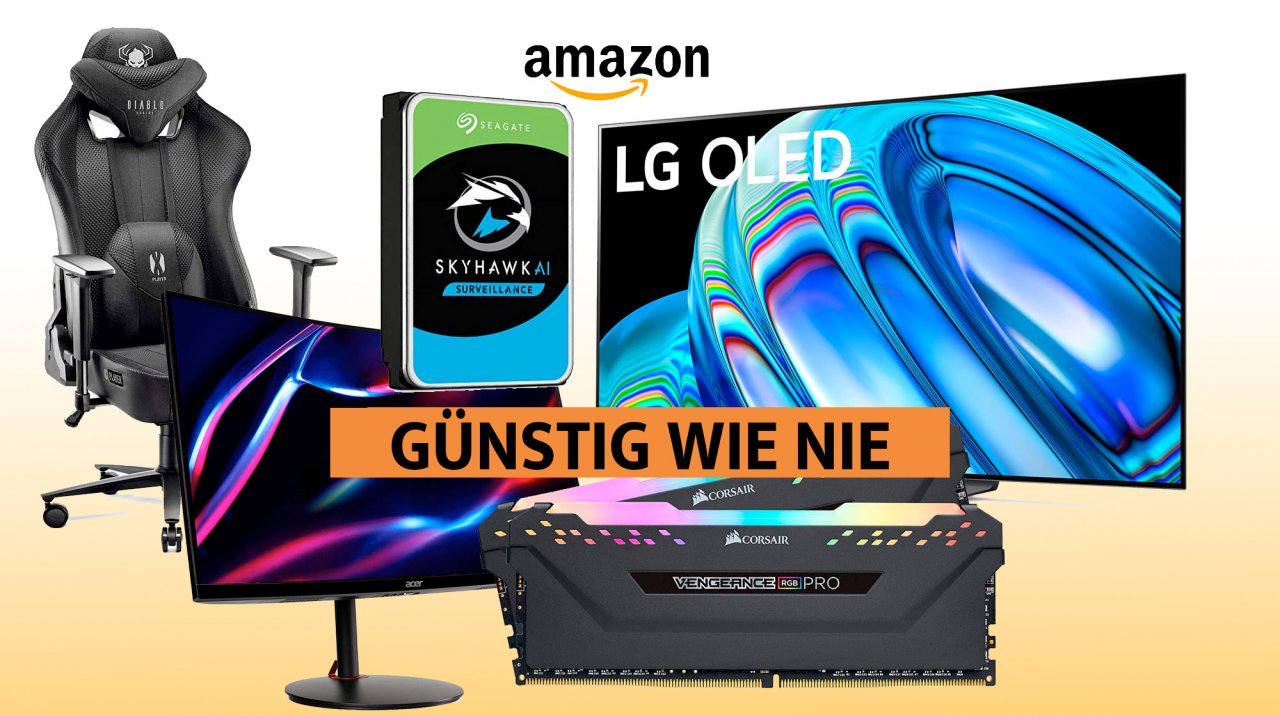 [27/01/2023] Gaming-Monitor, RAM, Festplatte, LG OLED TV: Günstig wie nie bei Amazon