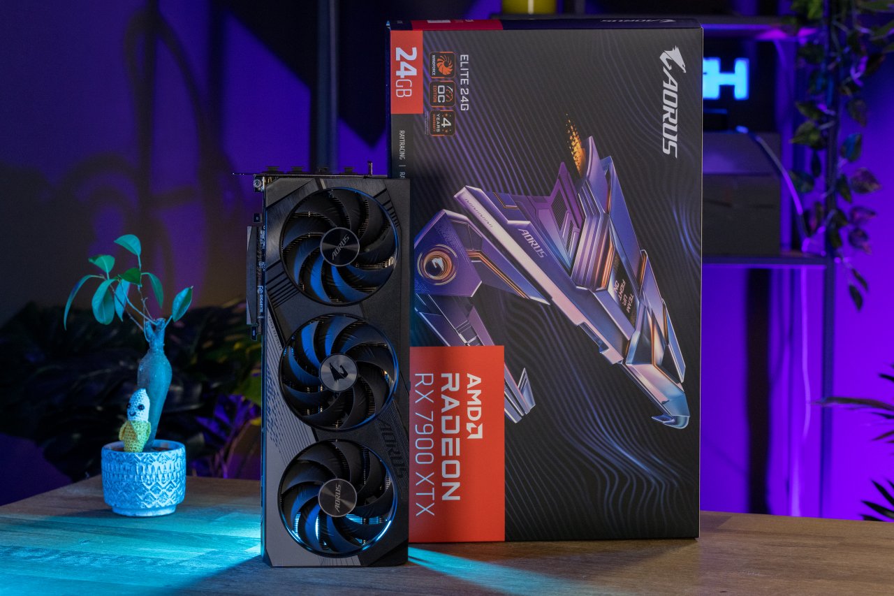 [09/01/2023] Die Aorus Radeon RX 7900 XTX Elite von Gigabyte befindet sich im PCGH-Testlabor. Was das Custom-Modell aus auszeichnet, erfahren Sie bei uns. (2)