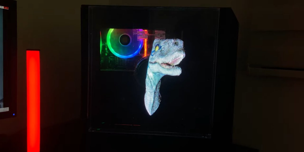 [05/01/2023] Wenn es nach Showcase Holograms geht, liegt die Zukunft von PC-Gehäusen bei Hologrammen anstelle von RGB-Beleuchtung.