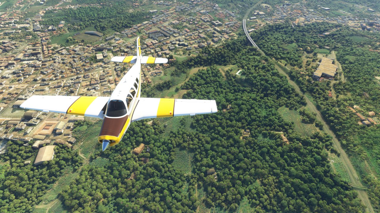 [23/01/2023] Microsoft Flight Simulator - Screen Space Shadows, unter den Tragflächen durch Verdeckung ausgeblendet