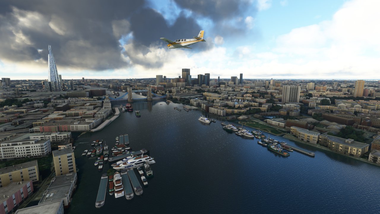 [23/01/2023] Microsoft Flight Simulator - Handerstellter Content: London, Tower-Bridge und Umgebung