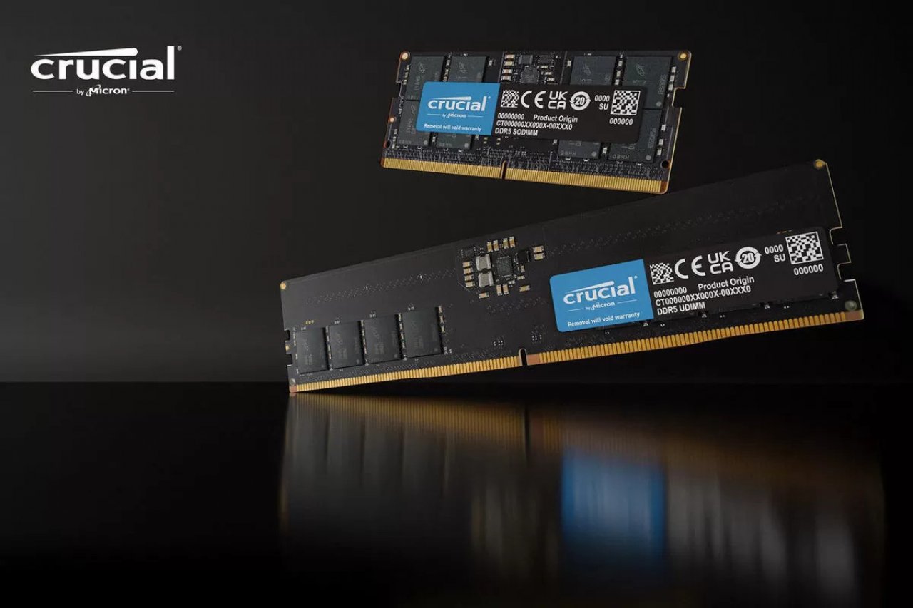[19/01/2023] DDR5-RAM: Arbeitsspeichermodule mit 24 und 48 GiB von Micron angekündigt
