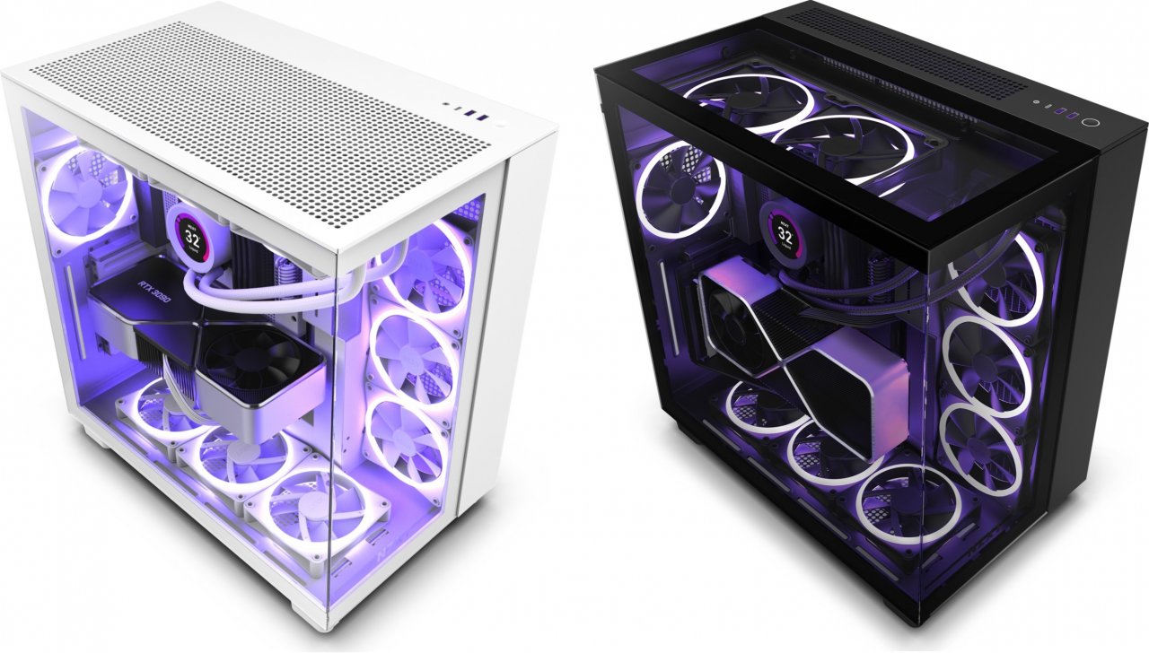 [13/01/2023] NZXT H9 Flow und Elite: Neue Showcase-Tower mit viel Glas und Platz ab 190 Euro