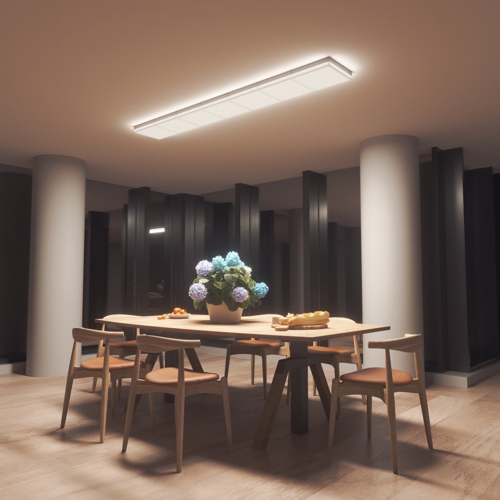 [04/01/2023] Nanoleaf Skylight 7x Dining Room Warm White