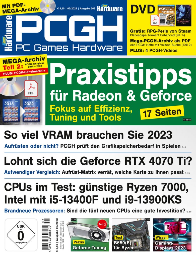 [25/01/2023] DVD-Cover der PCGH-Ausgabe 03/23.