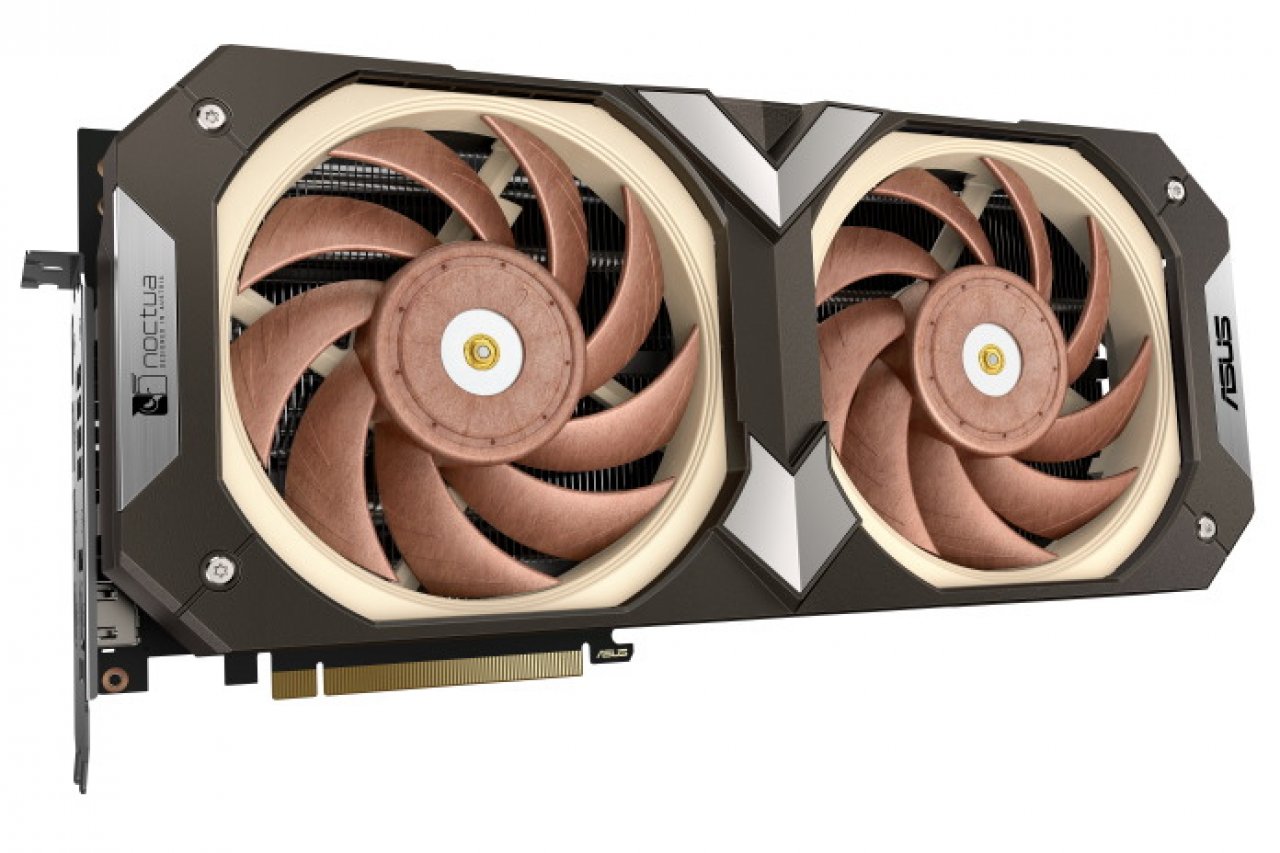 [05/01/2023] Geforce RTX 4080: Asus präsentiert braune Noctua-Edition mit 4,3 Slots
