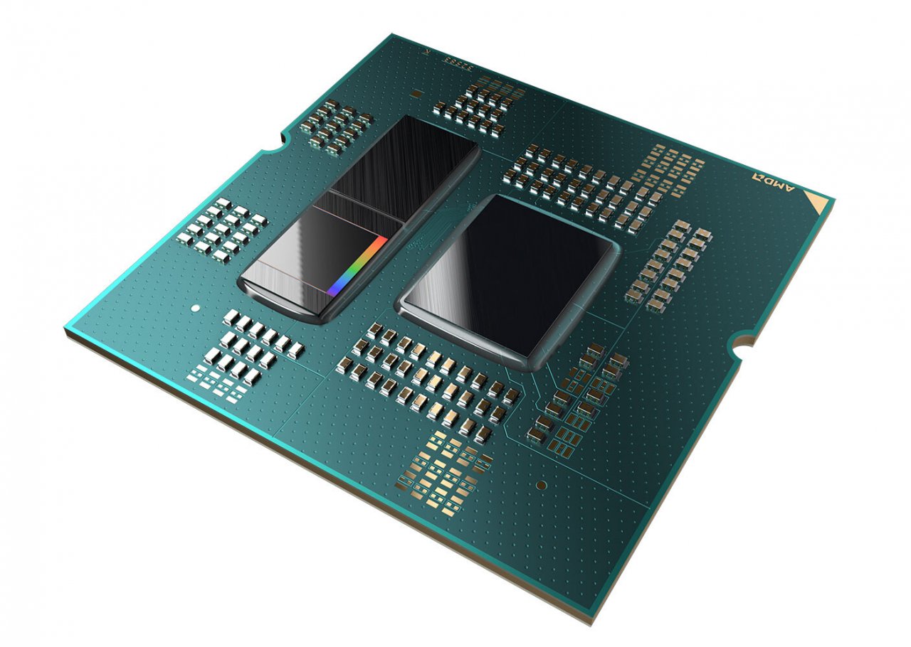 [05/01/2023] Ryzen 9 7950X3D und 7900X3D: Renderings machen 3D V-Cache bei nur einem Chiplet sichtbar (1)