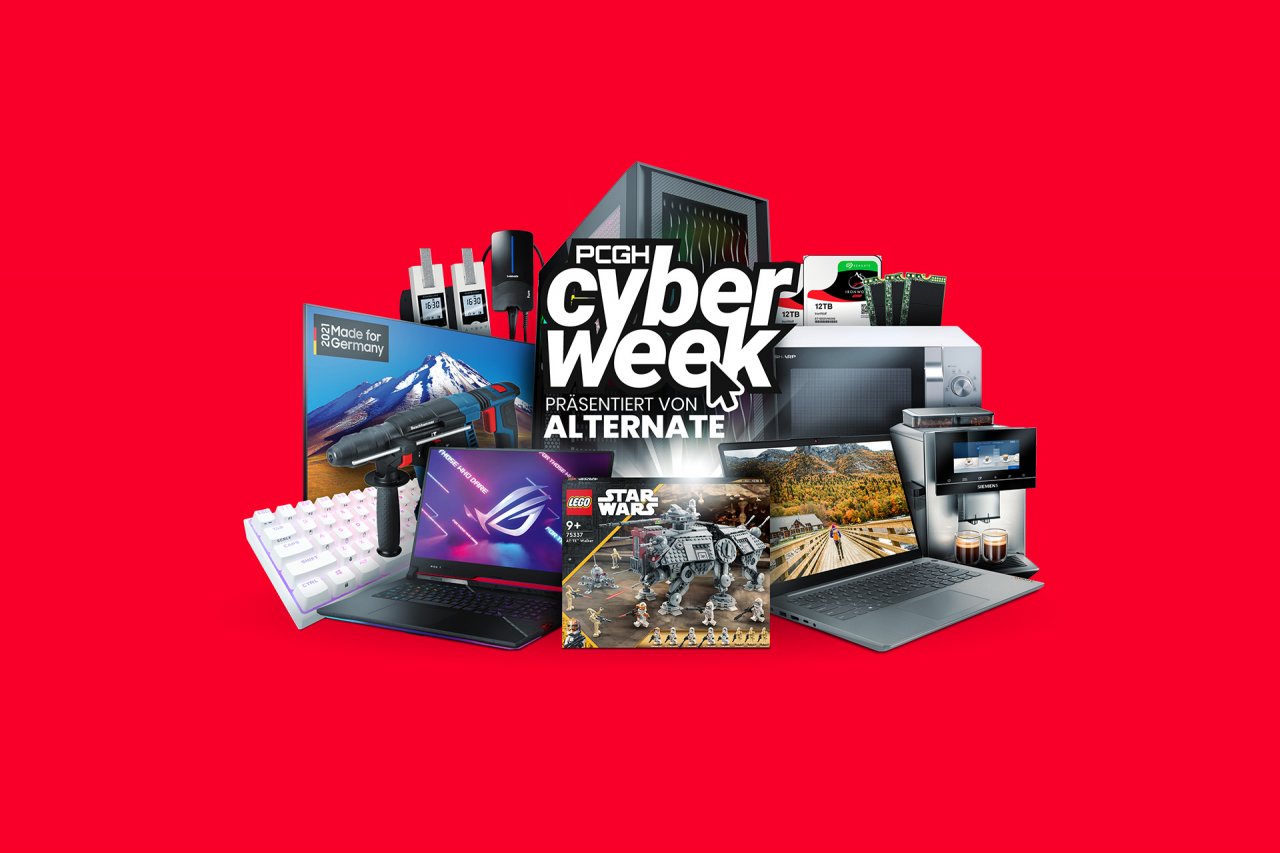 [27/01/2023] Erste PCGH Cyber Week 2023: Bis zu 50% Rabatt auf Hardware, Technik & mehr!