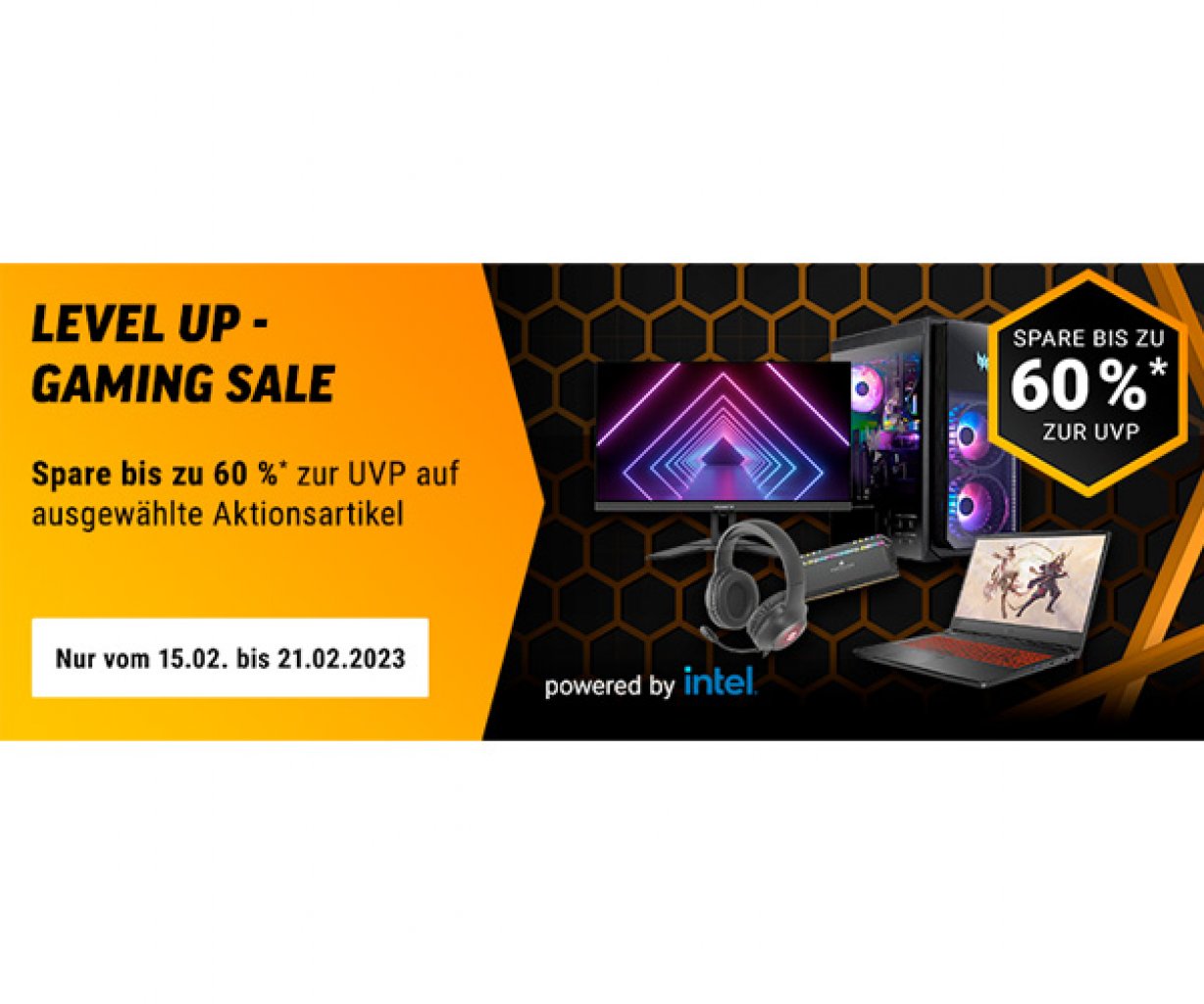 [17/02/2023] Bis zu 60 % zur UVP lassen sich beim Gaming Sale von NBB sparen.