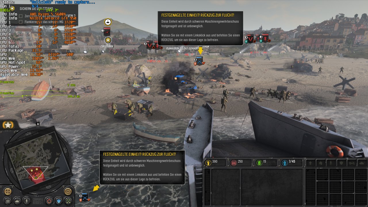 Company of Heroes 3 DDay GTX 950 2GB