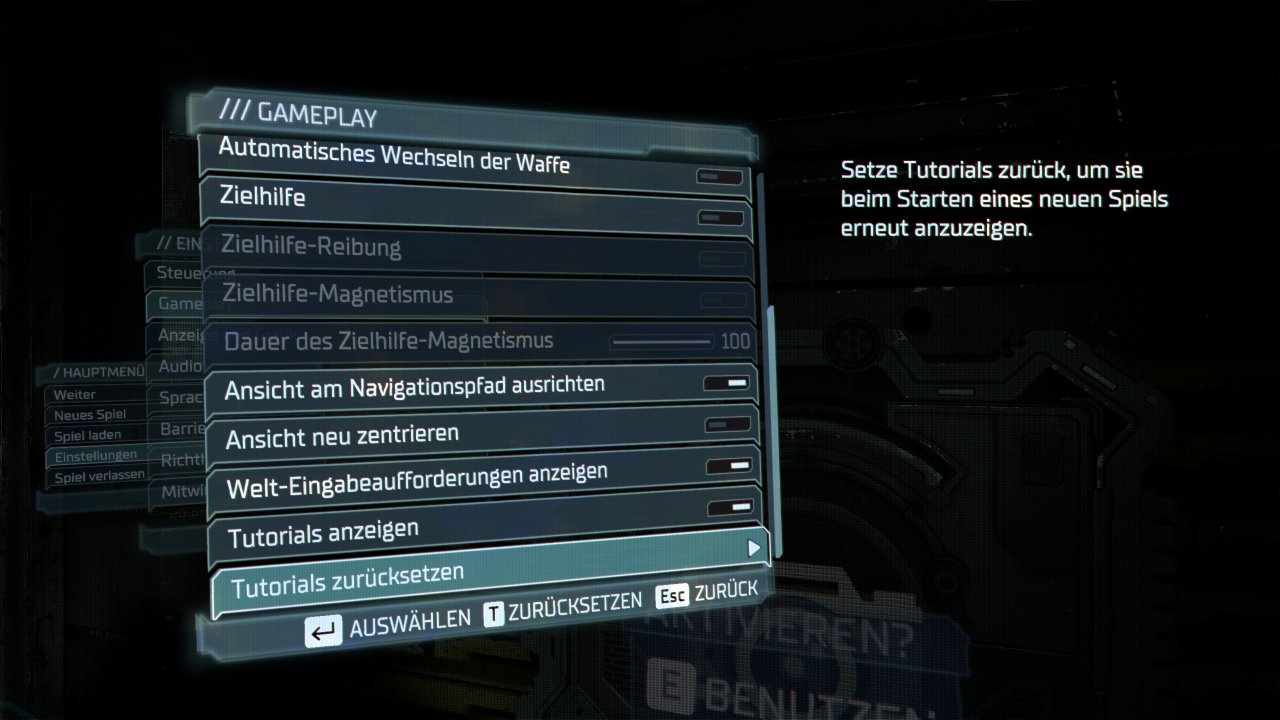 Dead Space Remake - Menü - Gameplay (2)
