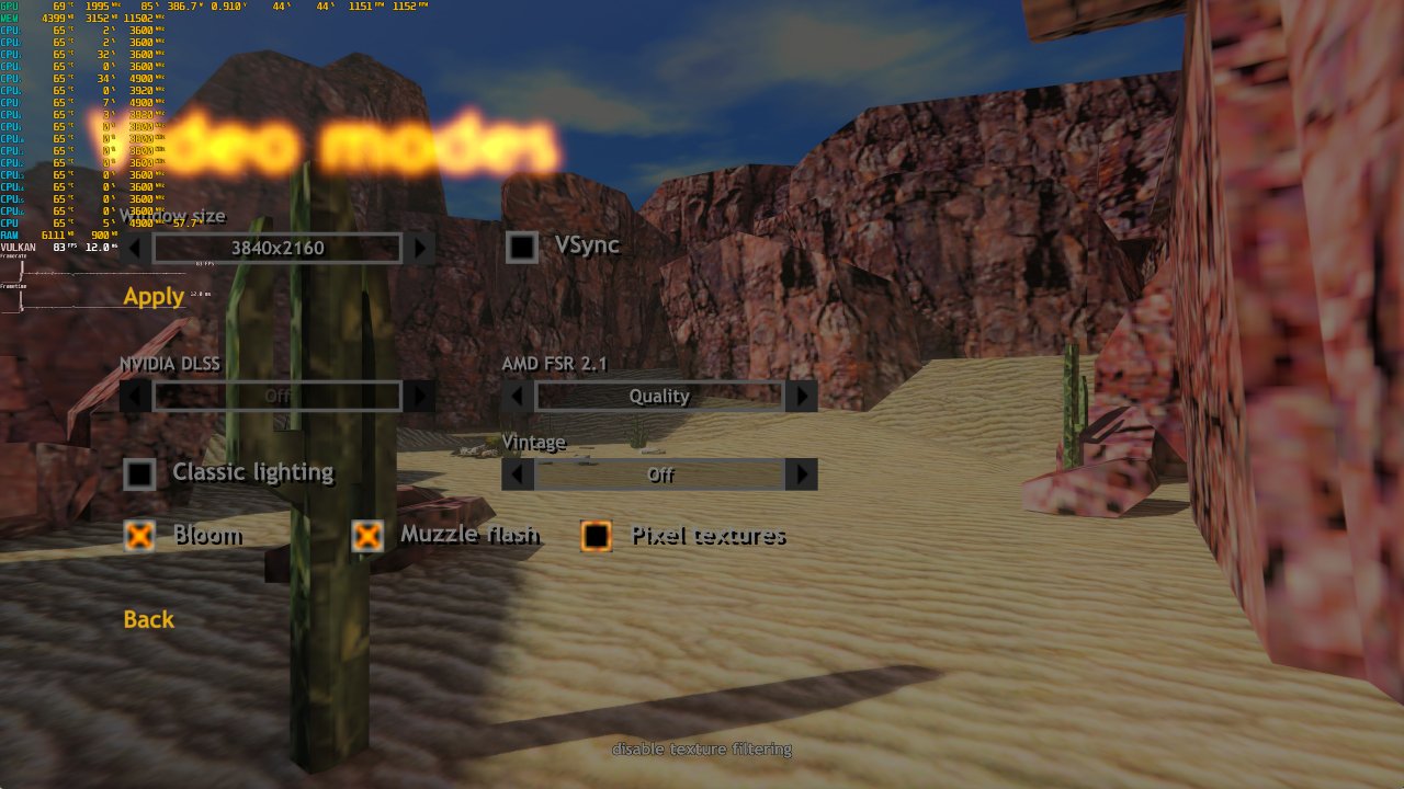 [25/02/2023] Half-Life Ray Traced: Optionen (seit v1.04 sind weitere enthalten)
