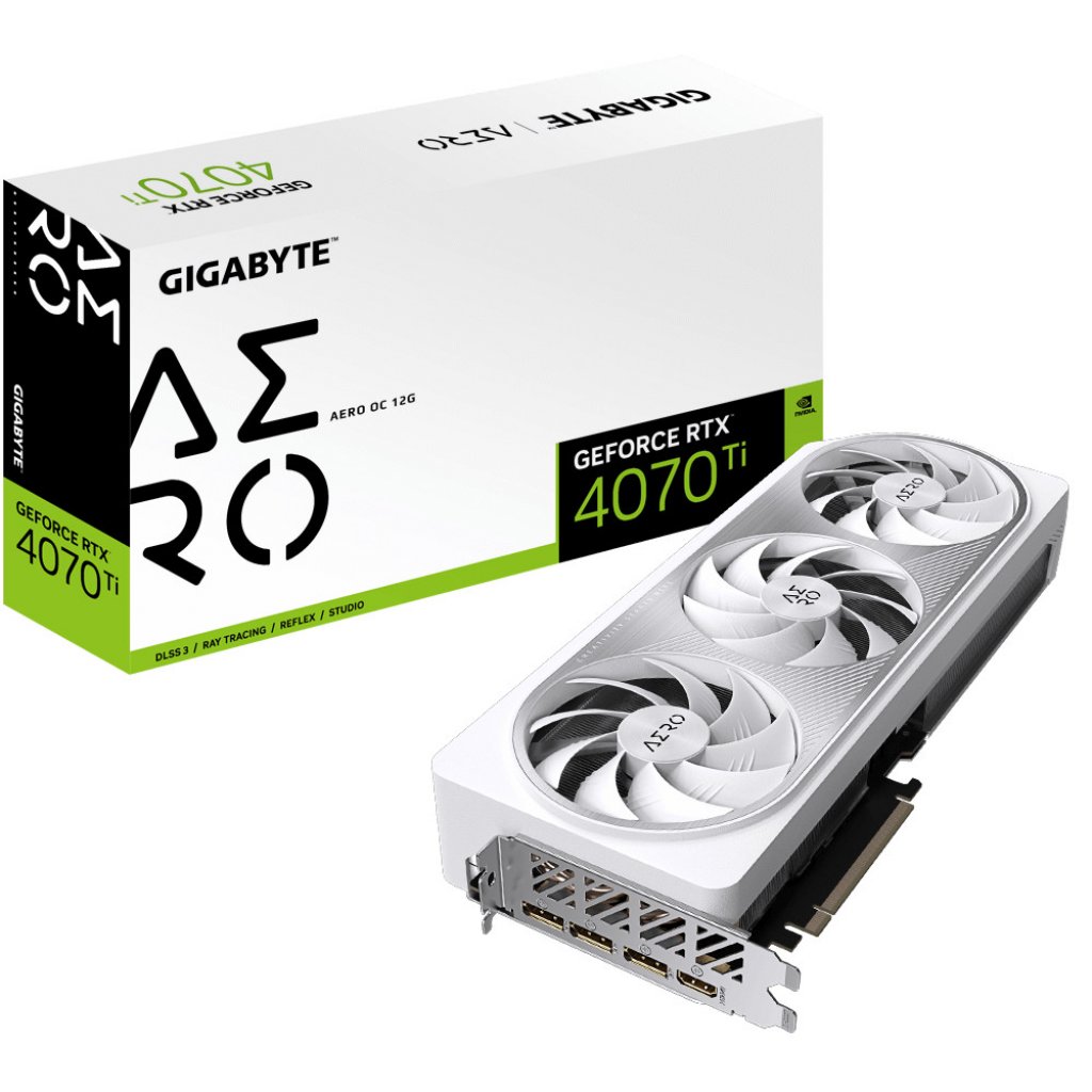 [13/02/2023] Geforce RTX 4070 Ti AERO OC: Gigabye mit weißem Custom-Design (1)