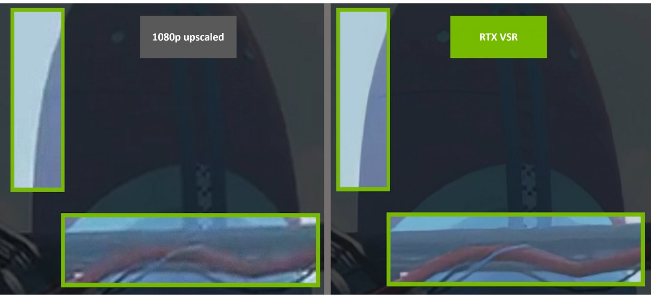 [28/02/2023] RTX Video Super Resolution schärft Kanten und entfernt zum Teil bereits vorhandene Artefakte (1080p auf 4K mit VSR-Upscaling, zweifacher Zoom). Ob man sich ausgerechnet für das Kürzel 