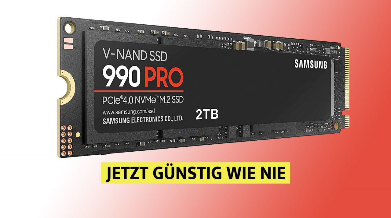 [01/02/2023] Schnellste Samsung-SSD günstig wie nie: Samsung 990 Pro für PC & PS5
