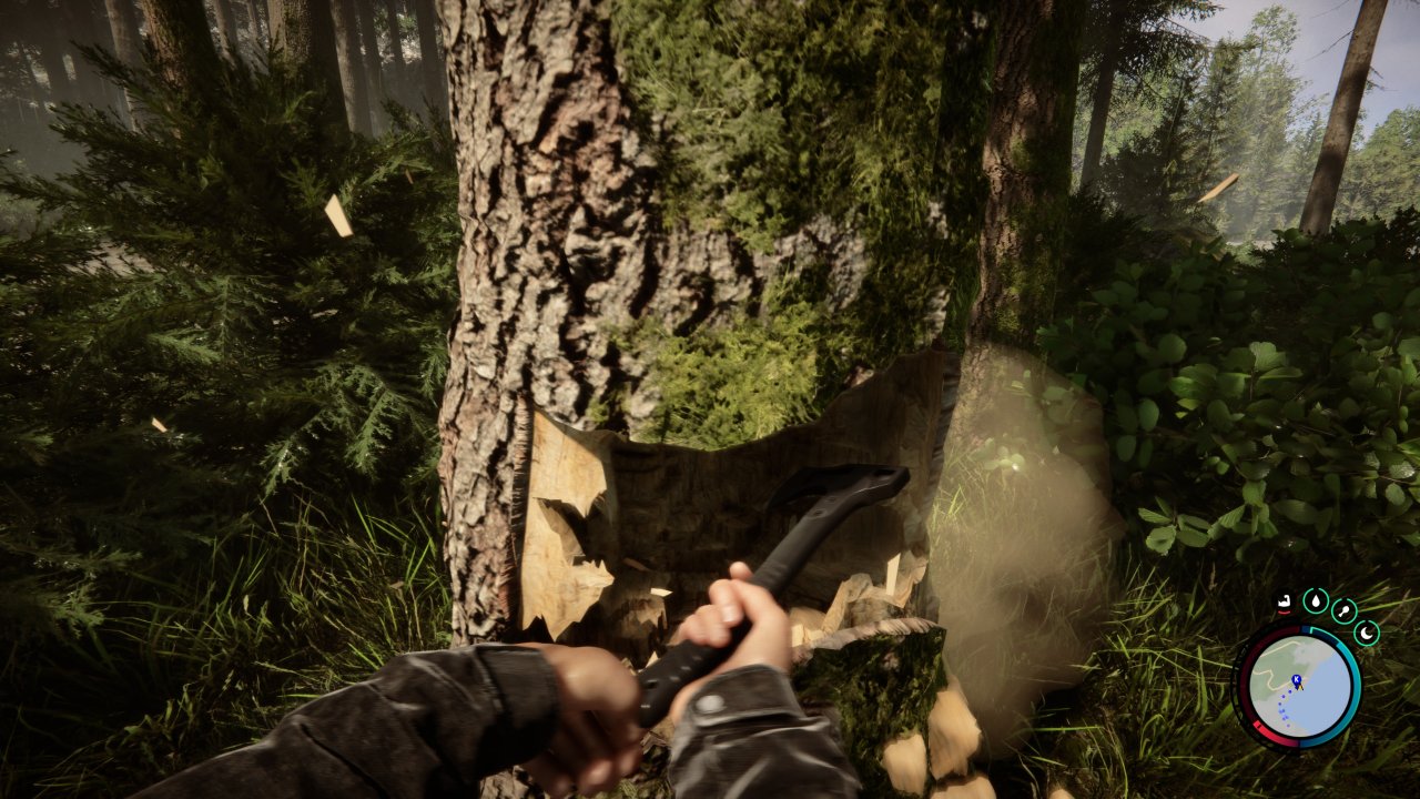 [27/02/2023] Sons of the Forest - Early Access - sehr cool sind die Animationen und die hohe Dynamik beim Ressourcensammeln sowie Crafting.