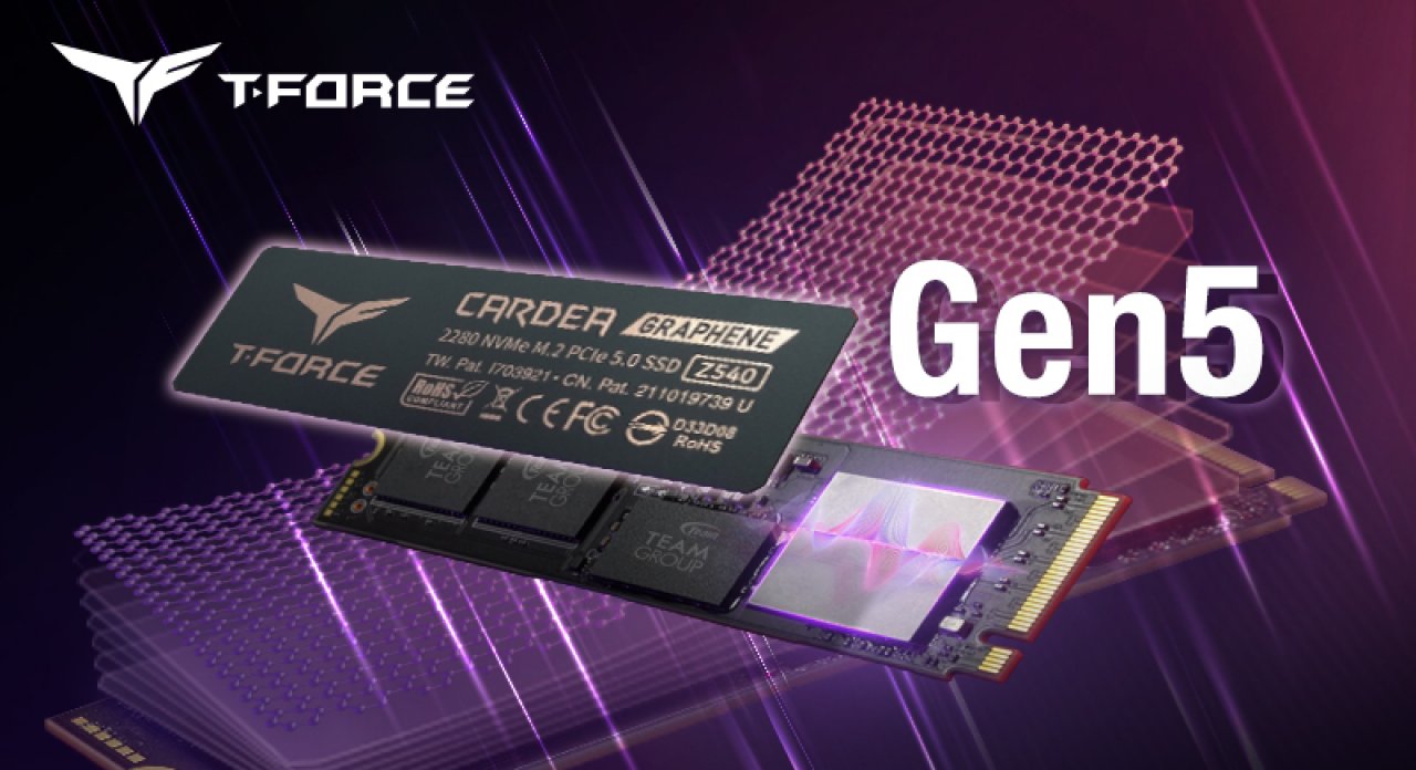 [24/02/2023] T-Force Cardea Z540: Neue PCI-E 5.0-SSD kommt ohne wuchtigen Kühler (1)