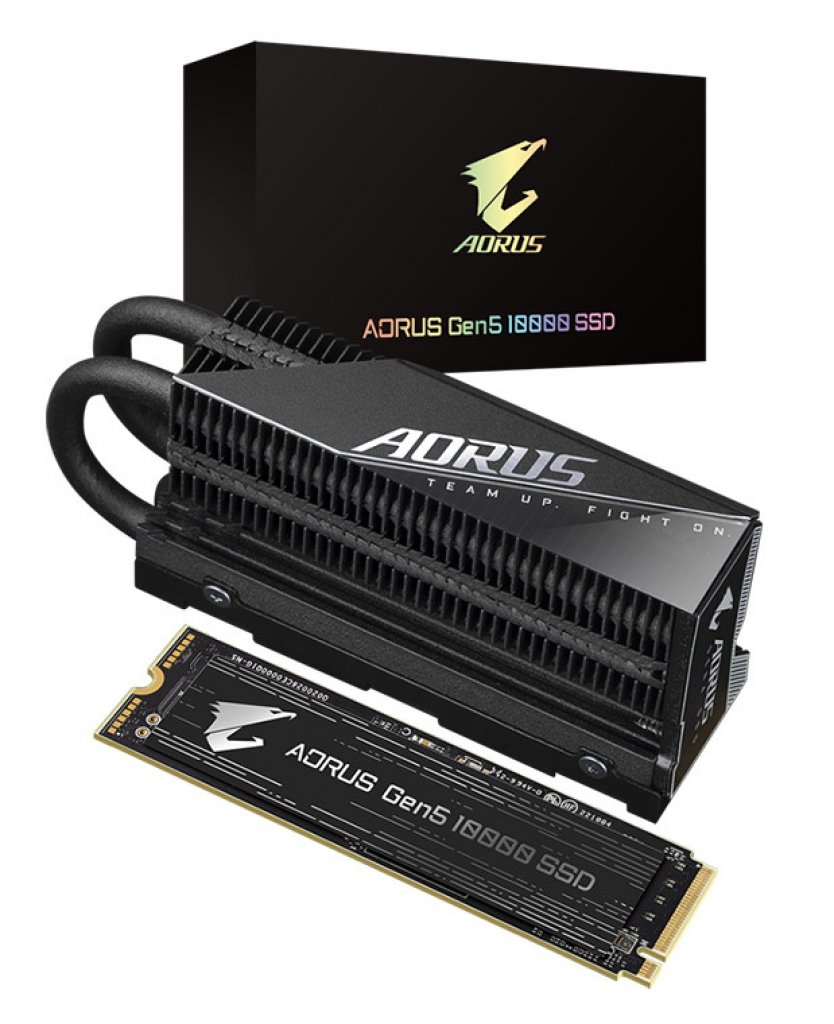 [06/02/2023] Gigabyte mit PCI-Express-5-SSD: Gigantischer Kühler gesichtet