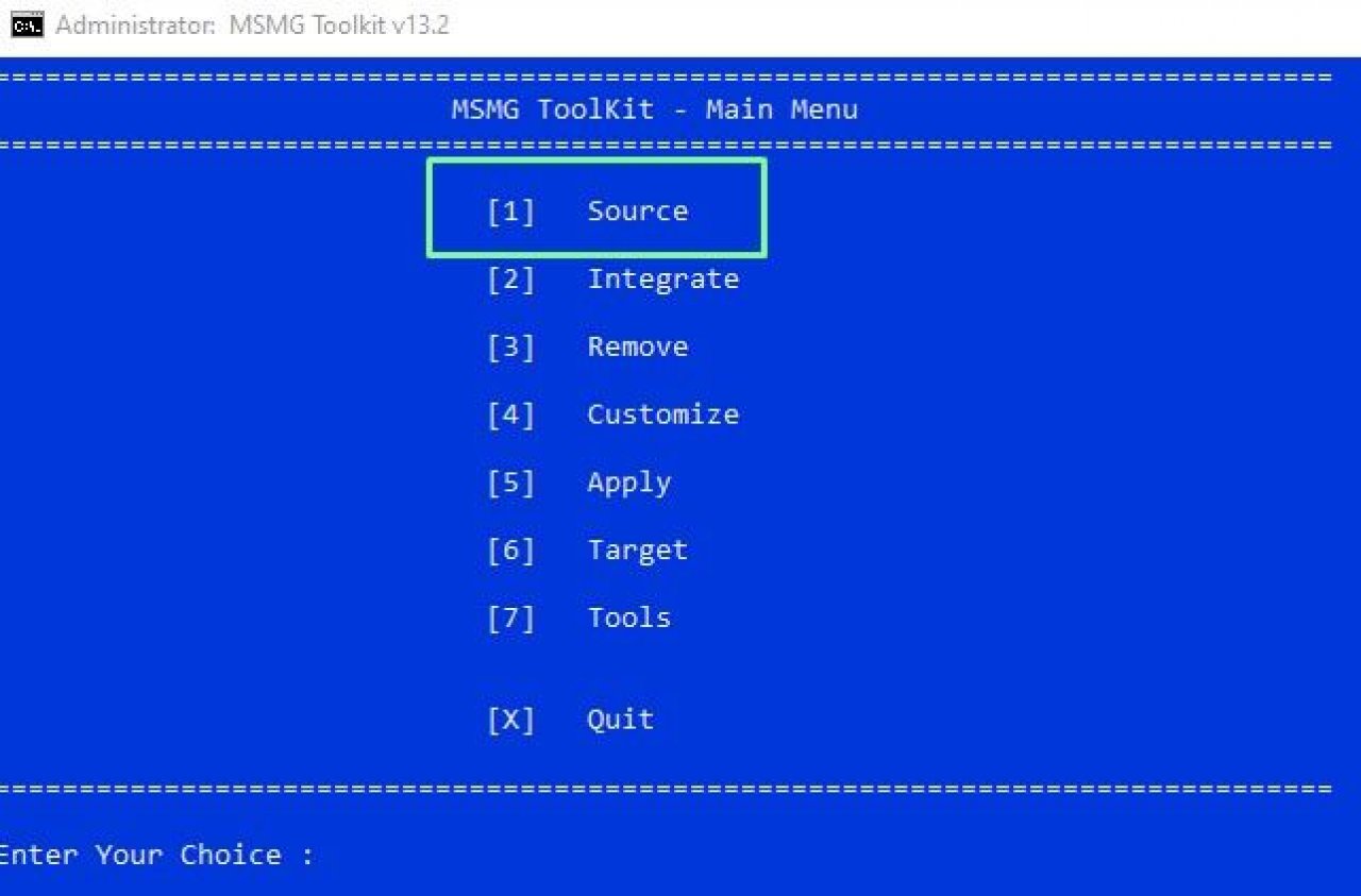 [06/03/2023] 2. Schritt MSMG Toolkit zur Erstellung von einem individuellen Installationsmedium von Windows 11