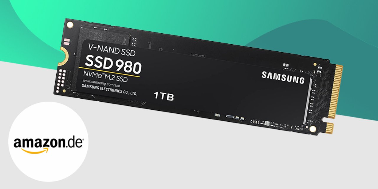 [09/03/2023] Samsung SSD 980 1 TB: Jetzt zum Tiefpreis von 65,90 Euro bei Amazon