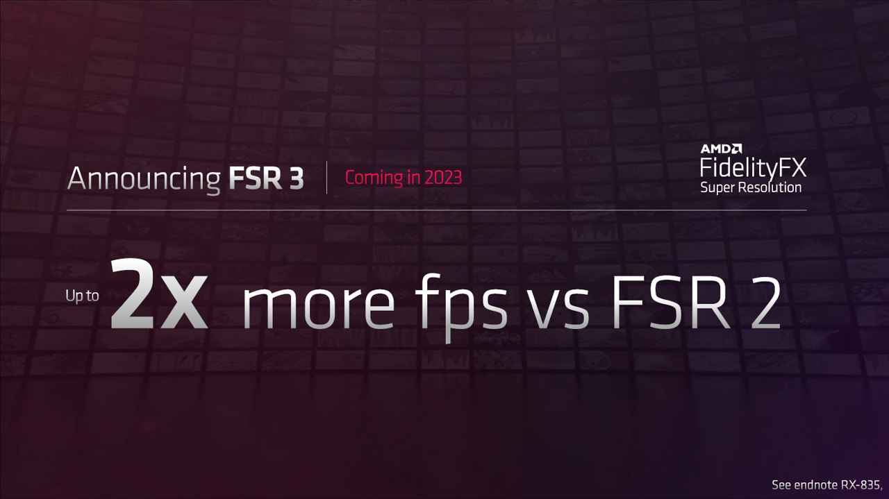 [24/03/2023] AMD FidelityFX Super Resolution 3