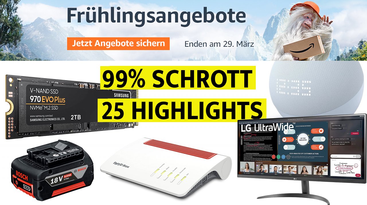 [28/03/2023] Amazon Fruehlingsangebote beste Deals Angebote