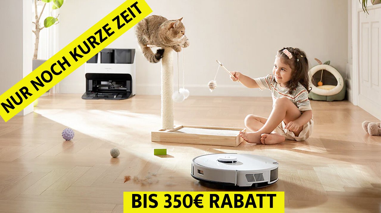 [29/03/2023] Amazon nur noch kurz mit Saugroboter-Sale: Roborock S7, Kärcher RCV 5, Deebot X1, Medion E32 supergünstig