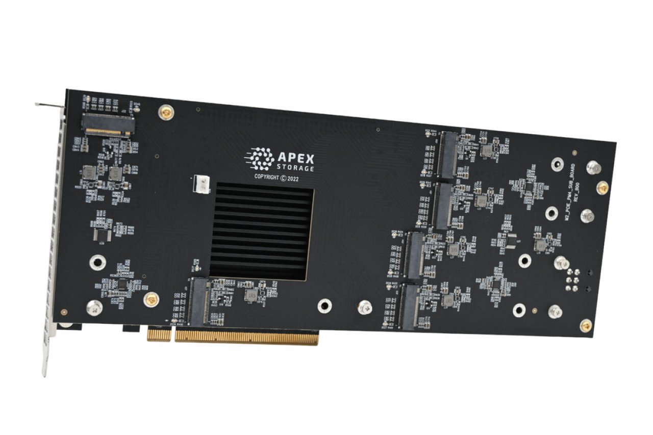 [15/03/2023] Apex Storage X21: PCI-E-4.0-Add-In-Karte enthält 21 M.2 SSDs (3)