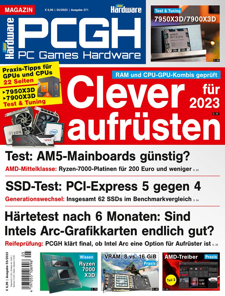[30/03/2023] Magazin-Cover der PCGH-Ausgabe 05/23.