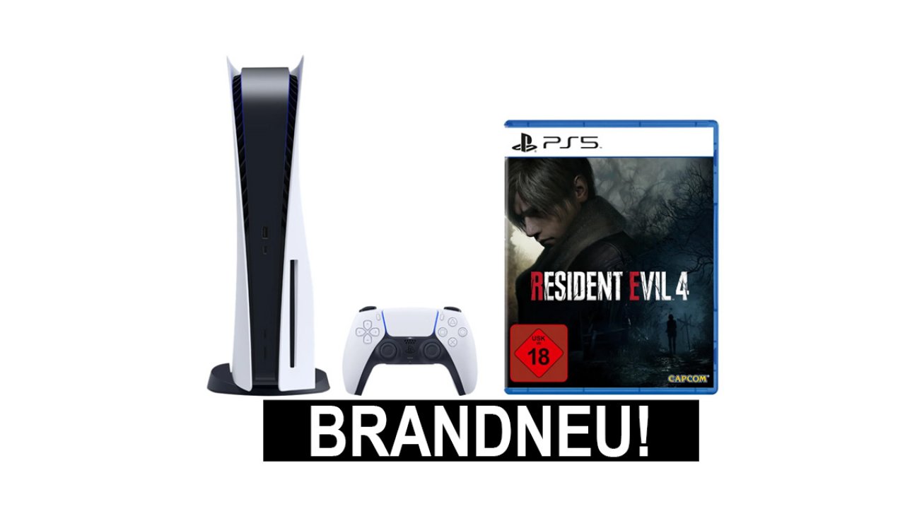 PS5 günstiger kaufen: Neues Spar-Bundle mit Resident Evil 4 - 50€ Preisvorteil!