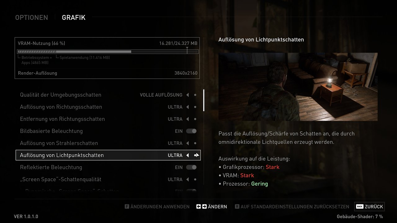 The Last of Us Part I PC TLoU PC 4K UHD maxed und downsampled 11