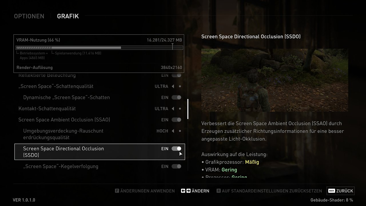 The Last of Us Part I PC TLoU PC 4K UHD maxed und downsampled 12