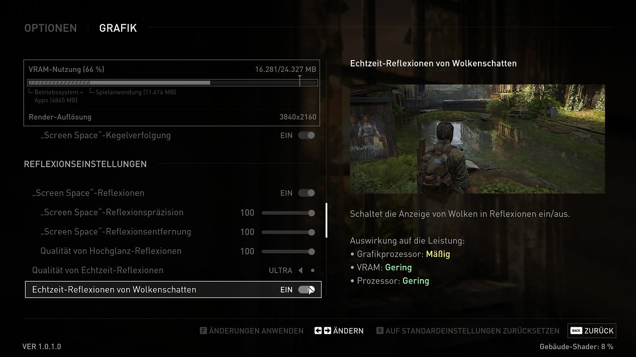 The Last of Us Part I PC TLoU PC 4K UHD maxed und downsampled 13