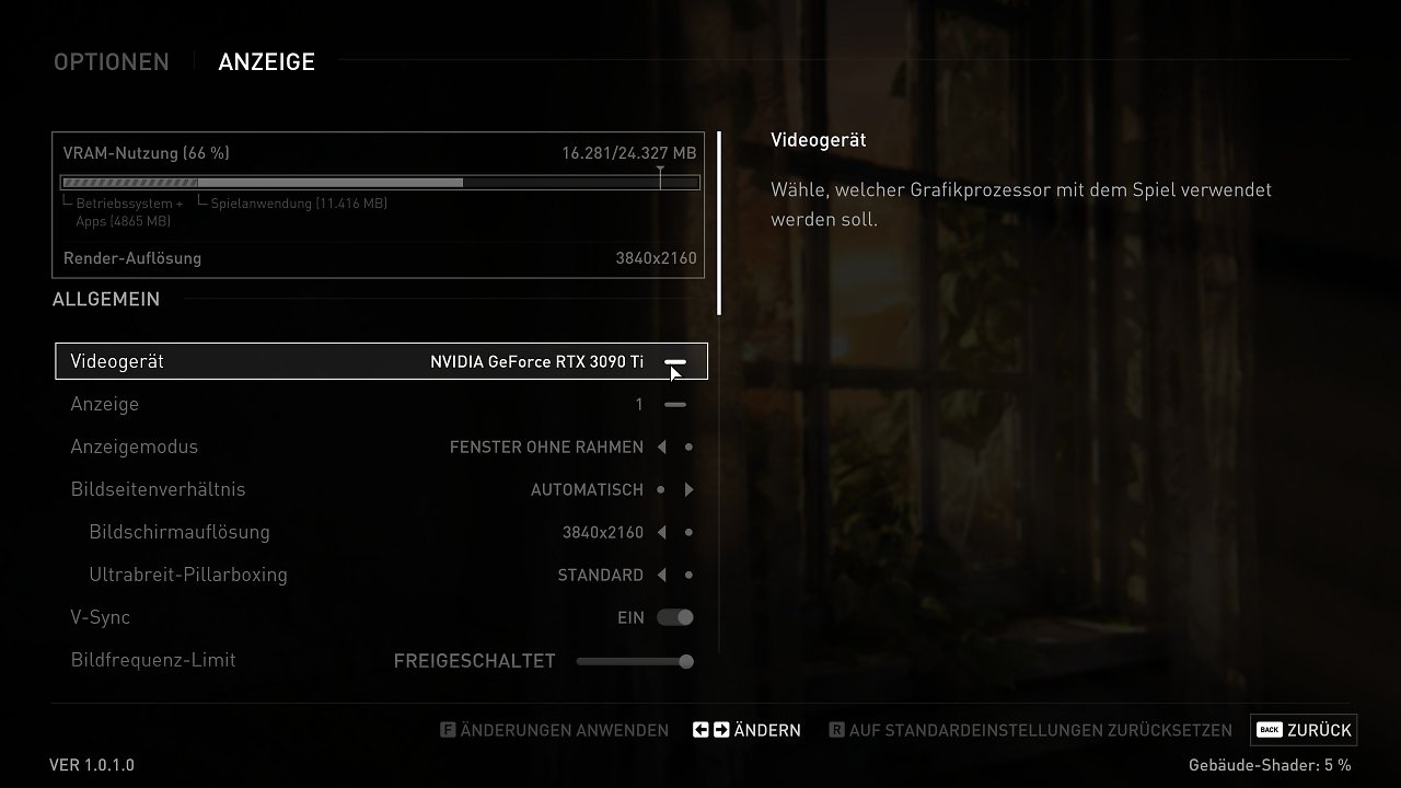 The Last of Us Part I PC TLoU PC 4K UHD maxed und downsampled 5