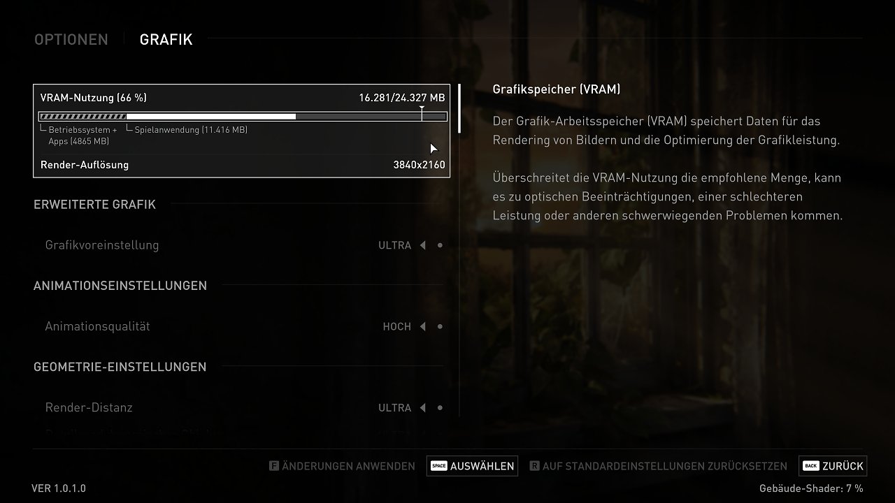 The Last of Us Part I PC TLoU PC 4K UHD maxed und downsampled 8