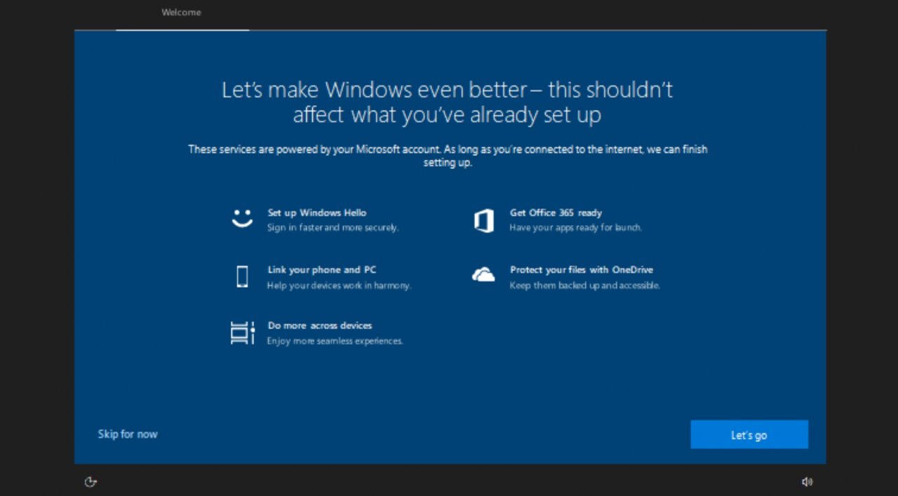 [20/03/2023] Windows 10 Ersteinrichtungsbildschirm