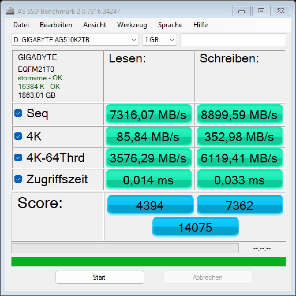 [08/03/2023] Gigabyte Aorus Gen5 10000: Unterschied zu PCI Express 4.0 ist gering