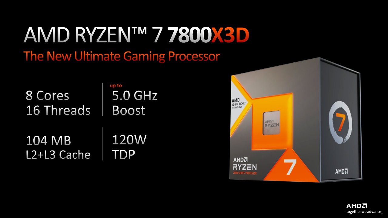 [02/04/2023] AMD Ryzen 7 7800X3D