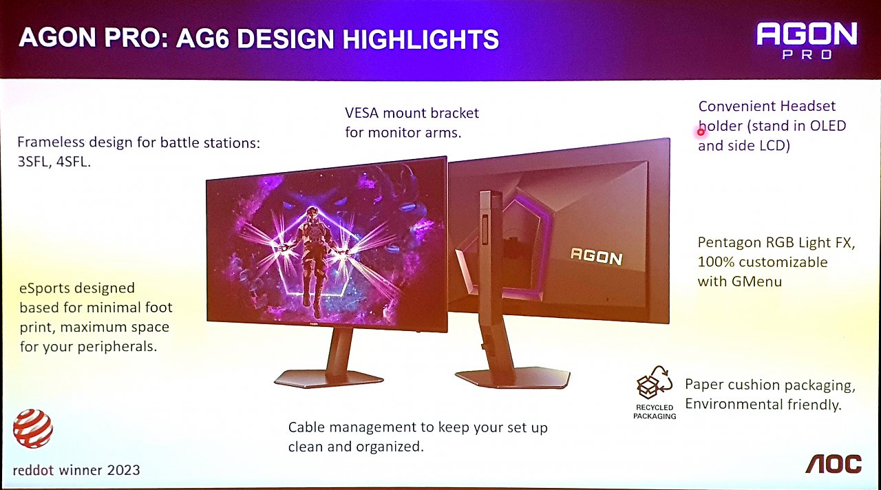 [24/04/2023] AOC Agon Pro OLED AG276QZD