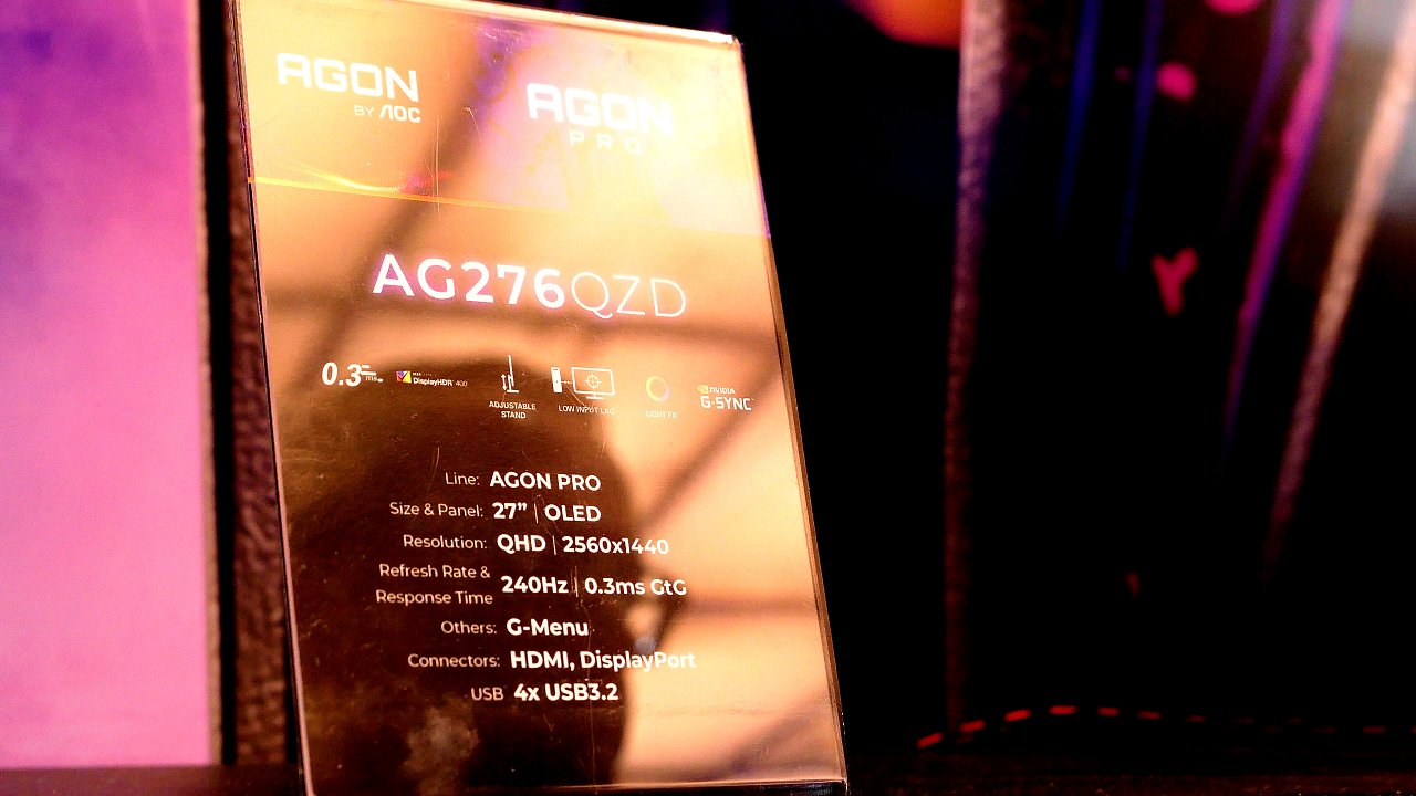 [24/04/2023] AOC Agon Pro OLED AG276QZD