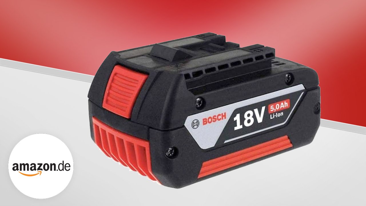 [18/04/2023] Kurz zum halben Preis: Bosch Professional Akku 18V 5.0 Ah jetzt hammergünstig
