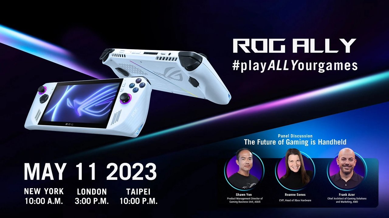 [26/04/2023] Der Asus ROG Ally wird gemeinsam von Asus und AMD vorgestellt
